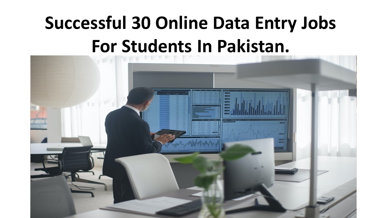 Successful 30 Online Data Entry Jobs For Students In Pakistan