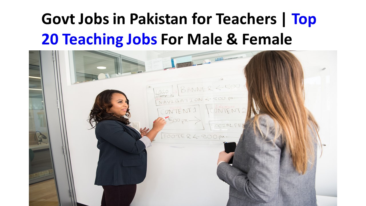 Govt Jobs in Pakistan for Teachers 