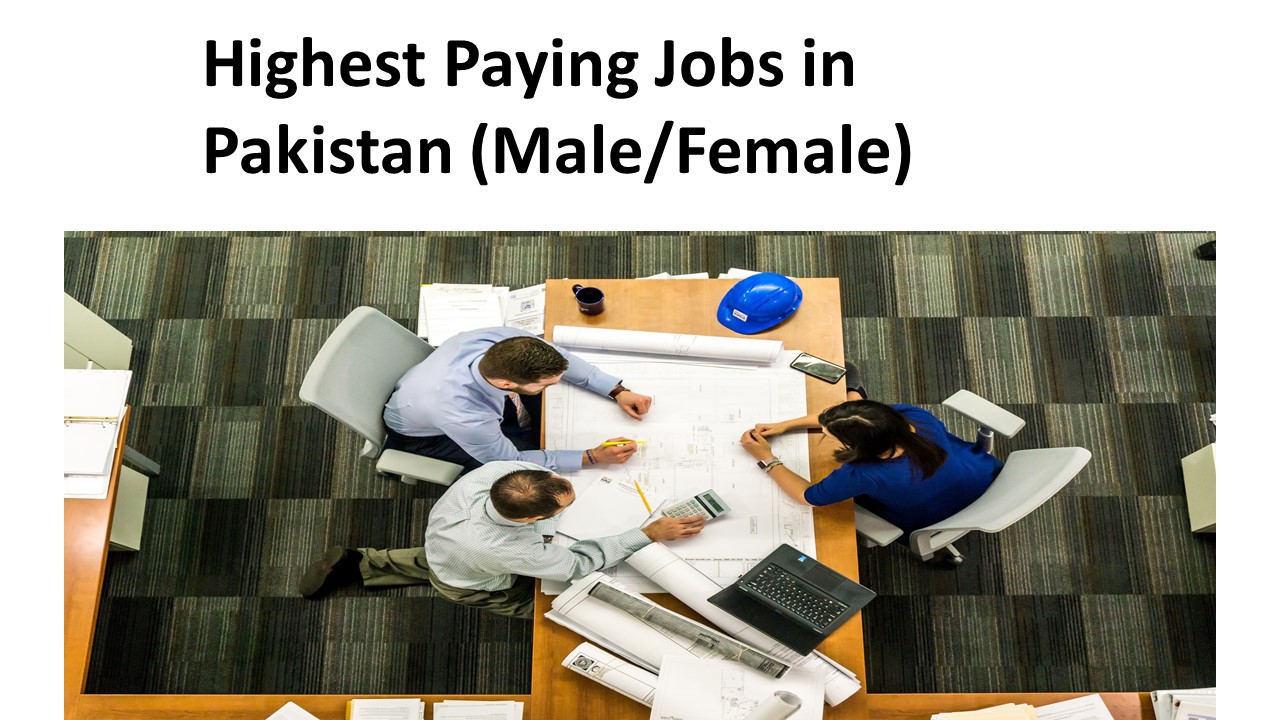 Highest Paying Jobs in Pakistan 