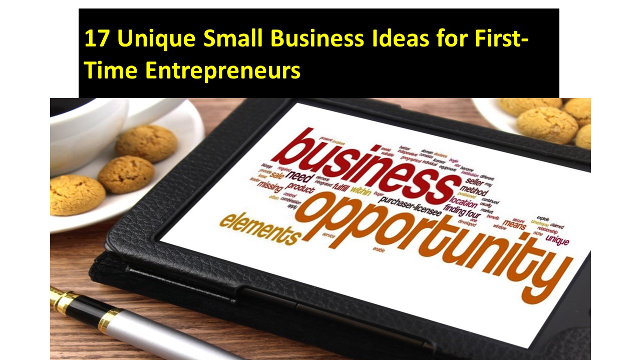 17 Unique Small Business Ideas for First-Time Entrepreneurs
