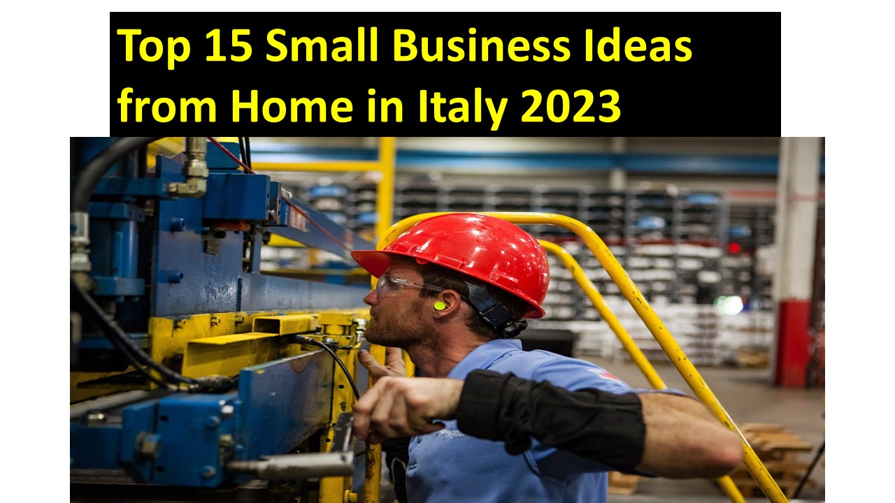 Top 15 Small Business Ideas from Home in Italy 