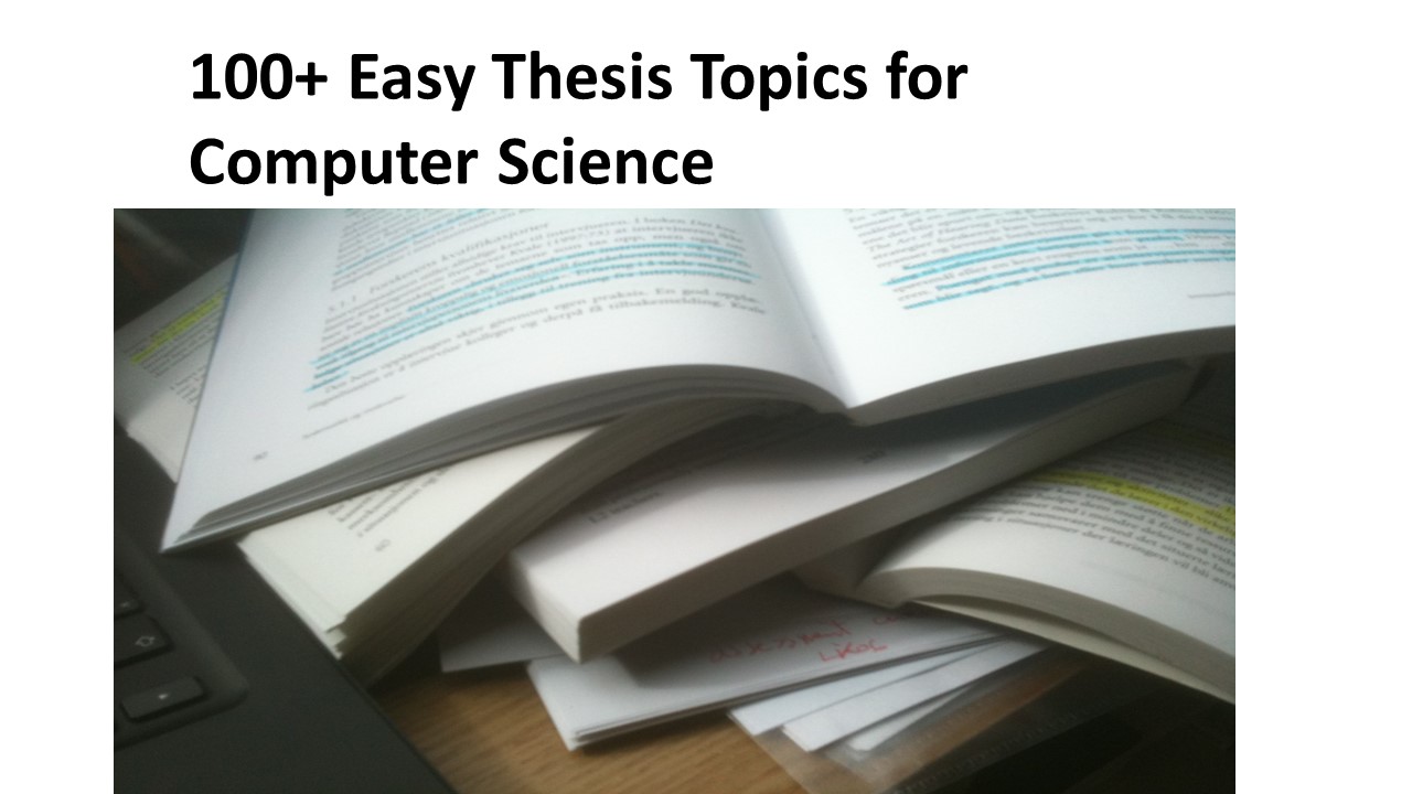 topics for bachelor thesis computer science