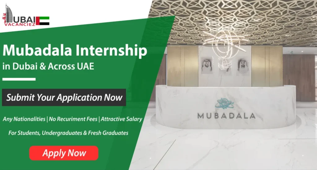 Mubadala Internship in UAE 2024 Fresh Graduate Program