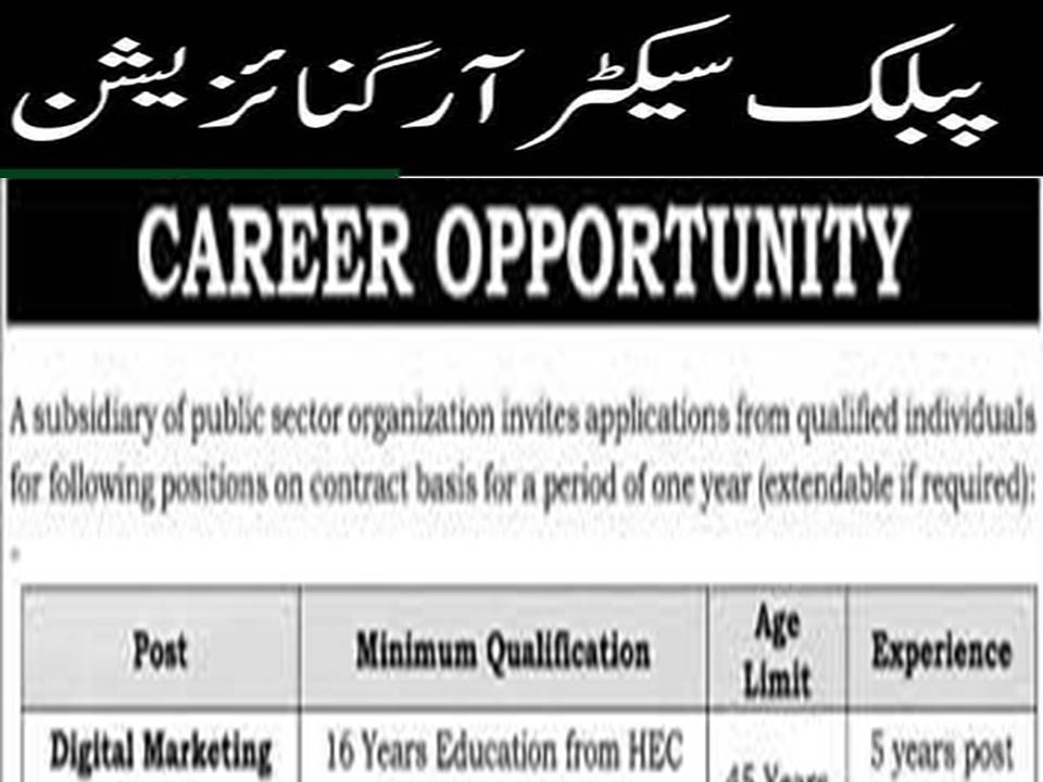 PO Box No 1009 GPO Islamabad Latest Advertisement Jobs 2023