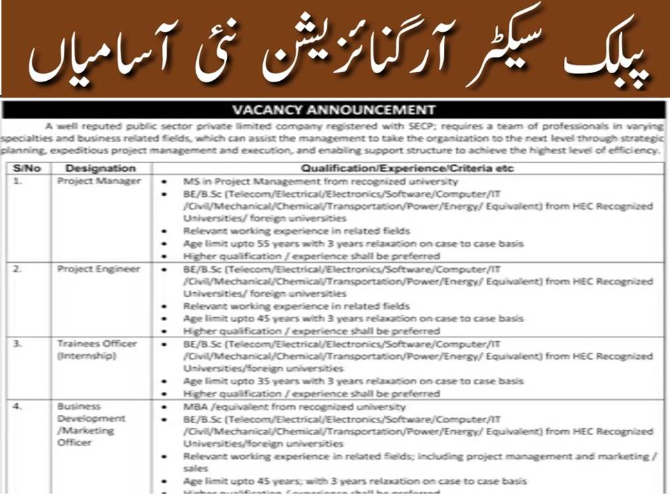 PO Box Number 795 Islamabad Latest Advertisement Jobs 2023