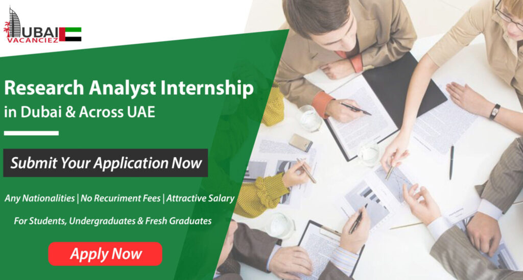 Research Analyst Internship in Dubai 2024 Summer Internship Program