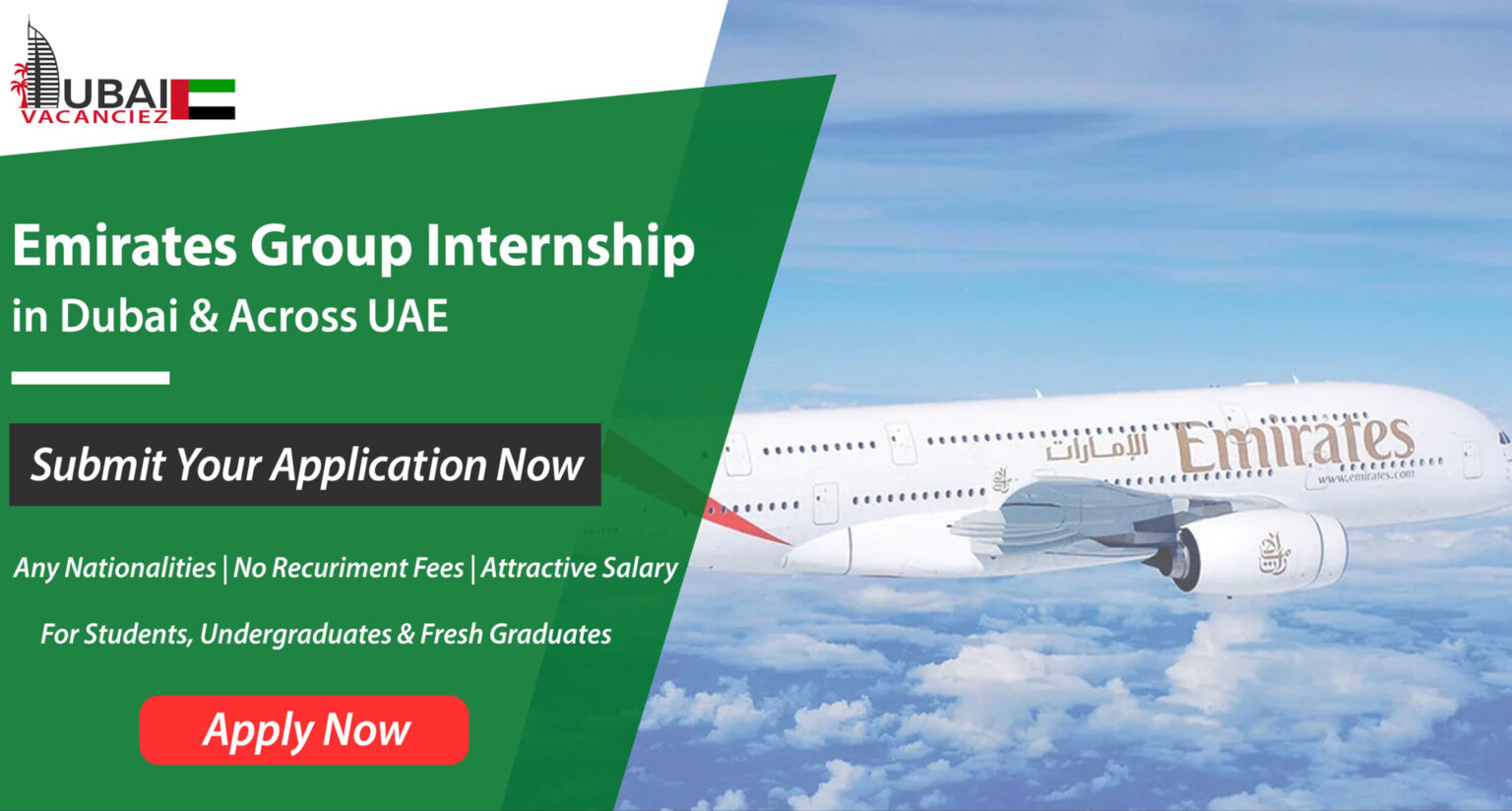 Emirates Group Internship 2024 in UAE Apply Online (Paid Internship)