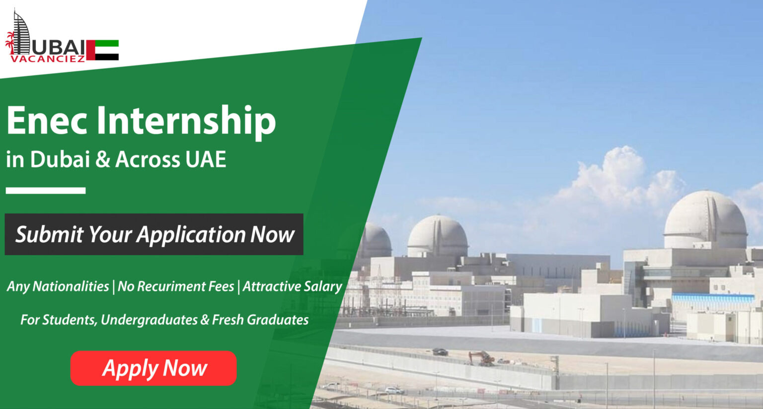 ENEC Internship 2024 Emirates Nuclear Energy Corporation Internships
