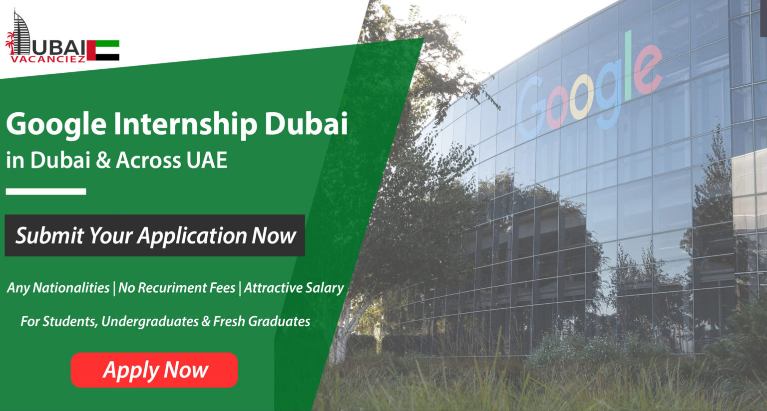 Google Internship in UAE 2024 Latest Summer Internships