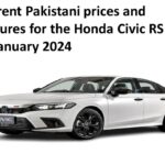 Current Pakistani prices and features for the Honda Civic RS as of January 2024