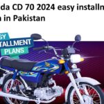 Honda CD 70 2024 easy installment plan in Pakistan