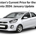 Pakistan’s Current Price for the KIA Picanto 2024: January Update