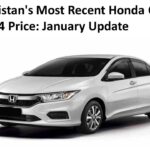 Pakistan’s Most Recent Honda City 2024 Price: January Update