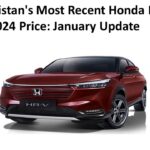 Pakistan’s Most Recent Honda HR-V 2024 Price: January Update