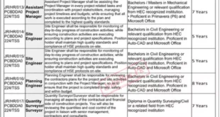 Job Opportunities in the 2024 Punjab Central Business District Development Authority