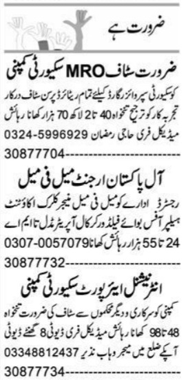 Call Operator & Field Worker Jobs In Peshawar 2024