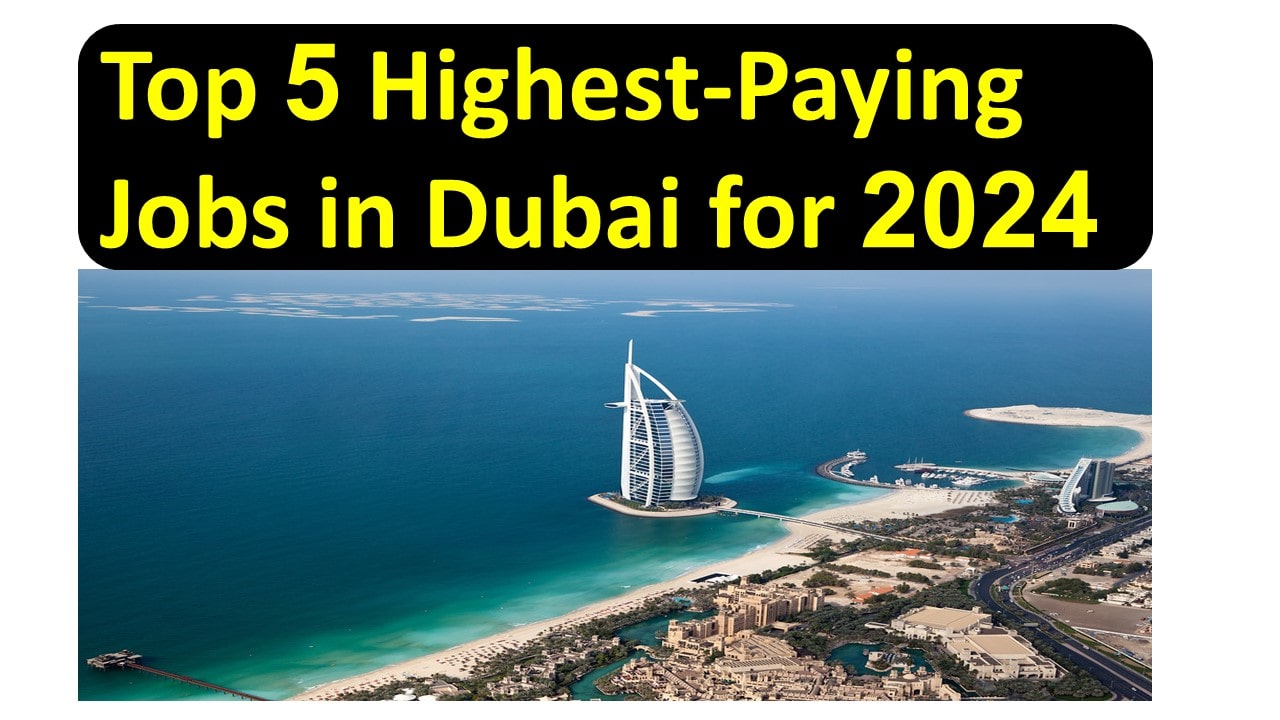 Top 5 Highest-Paying Jobs in Dubai for 2024