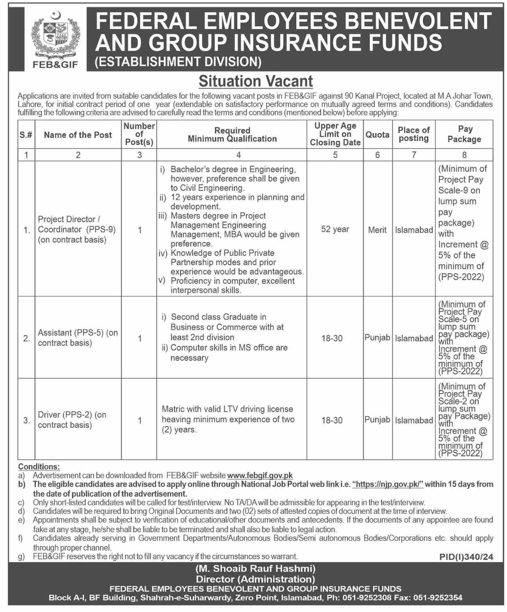 Federal Employees Benevolent And Group Insurance Funds Jobs 2024