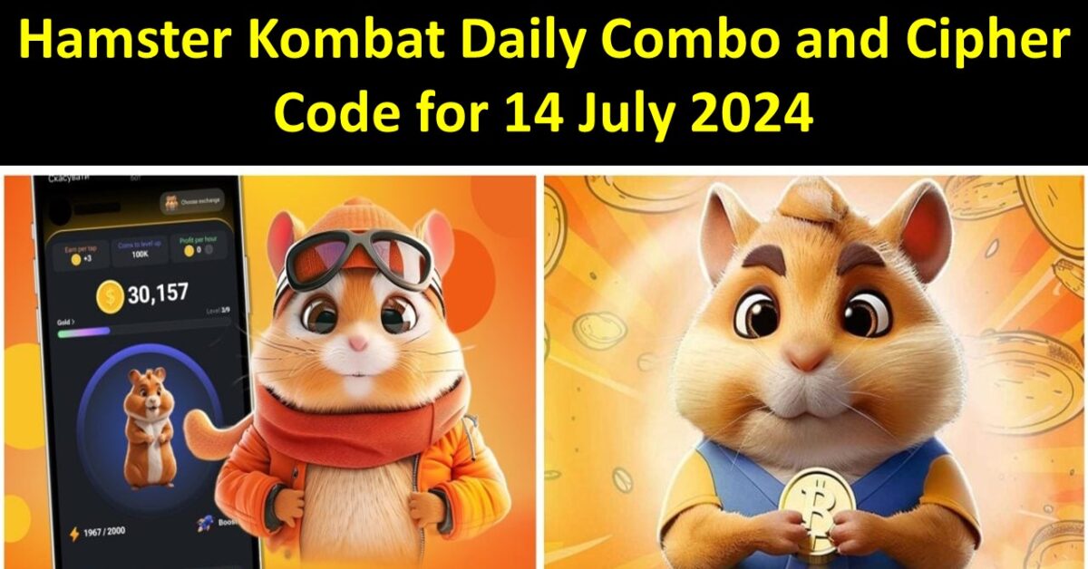 Hamster Kombat Daily Combo and Cipher Code for 14 July 2024