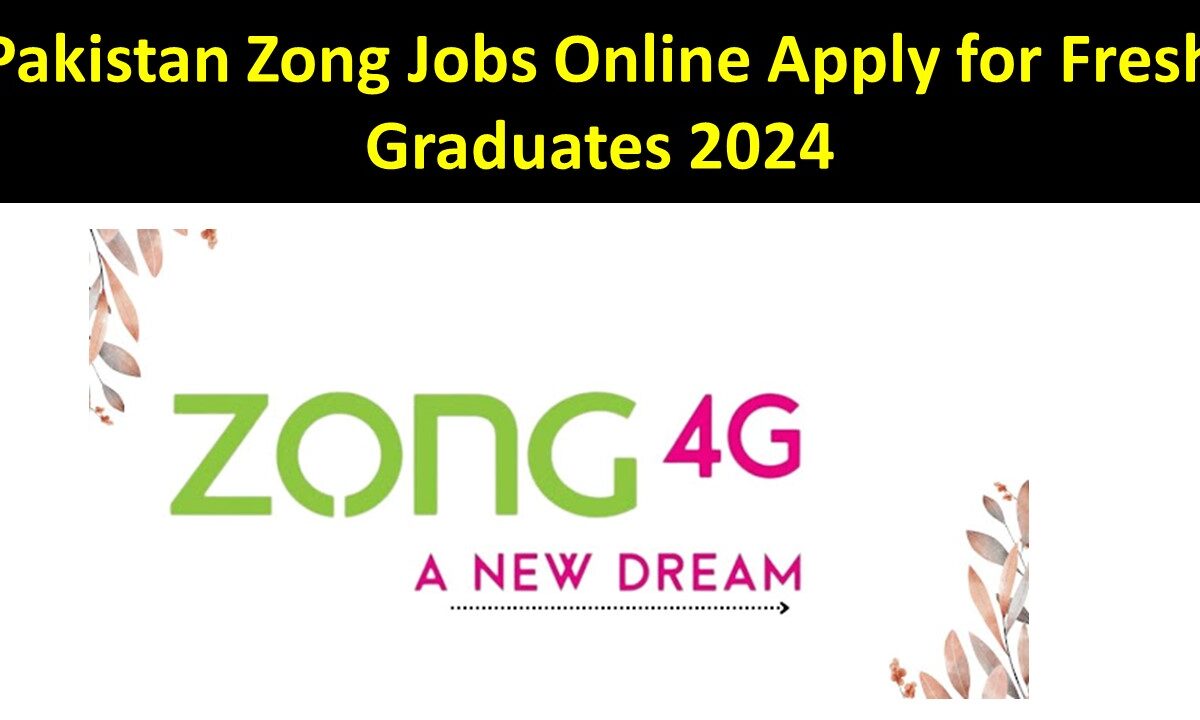 Pakistan Zong Jobs Online Apply for Fresh Graduates 2024