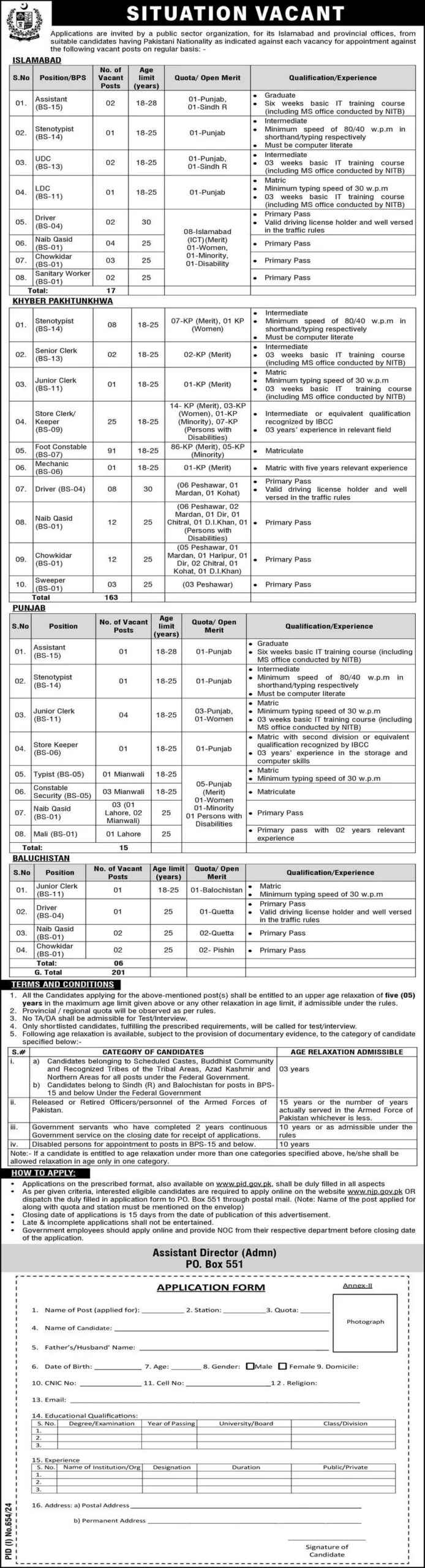 ایف آئی اے کی نوکریاں 2024 تازہ ترین اشتہار وفاقی تحقیقاتی ایجنسی