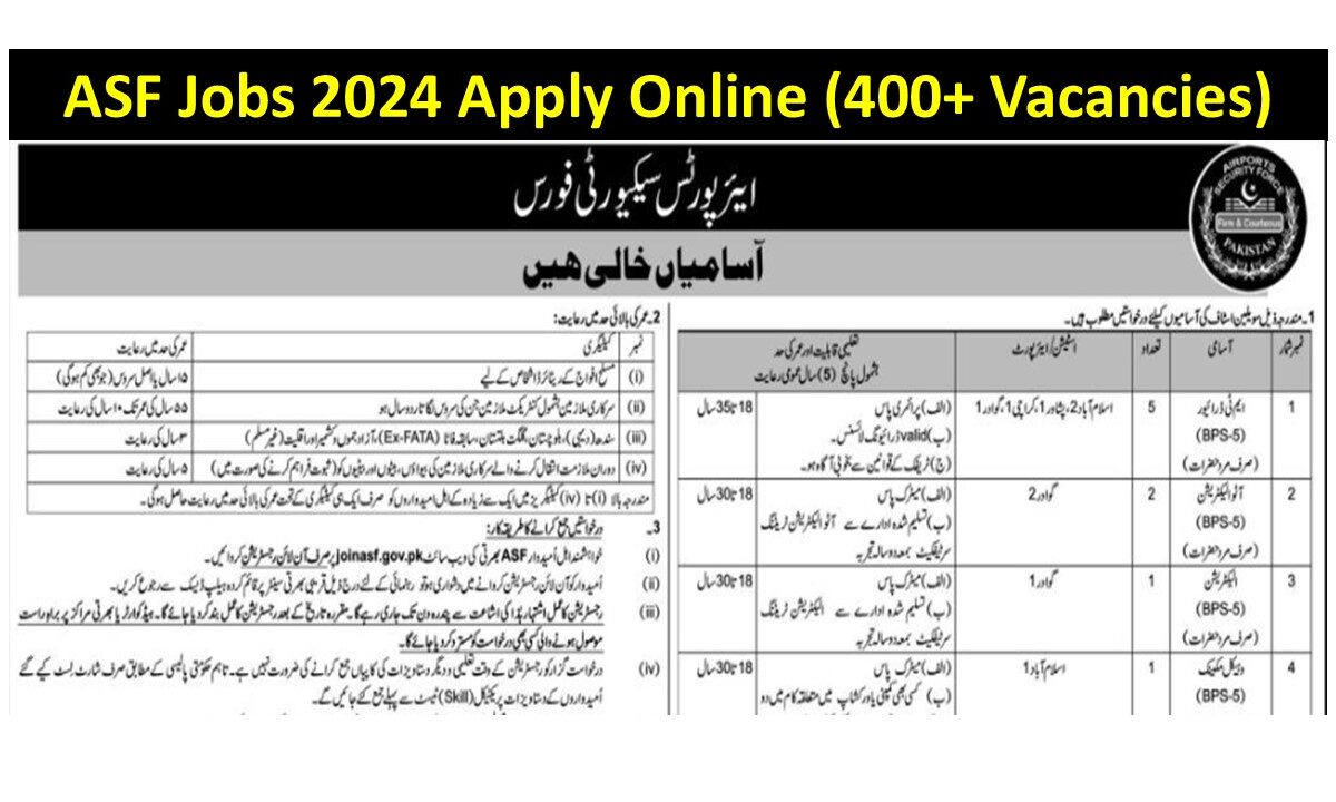 ASF Jobs 2024