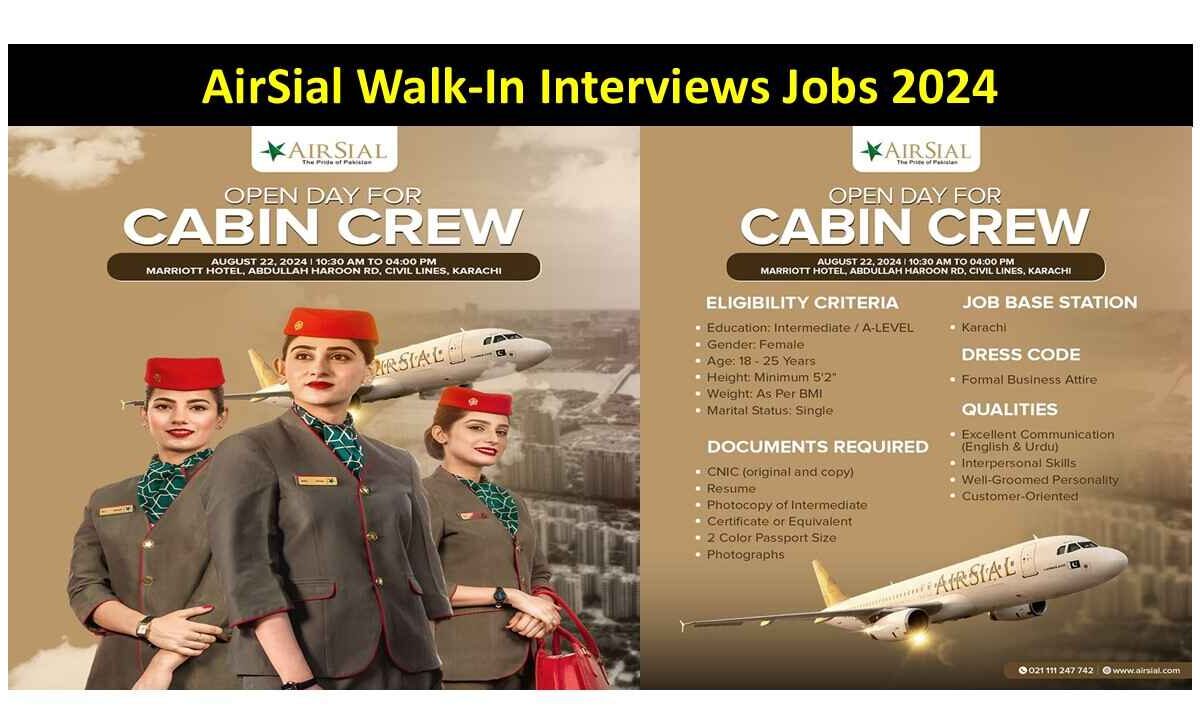 AirSial Walk-In Interviews Jobs 2024