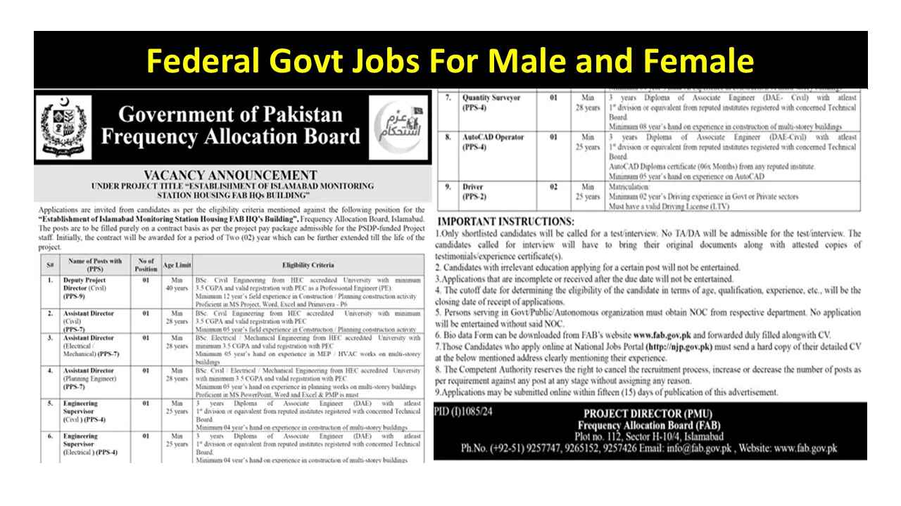 Federal Govt Jobs