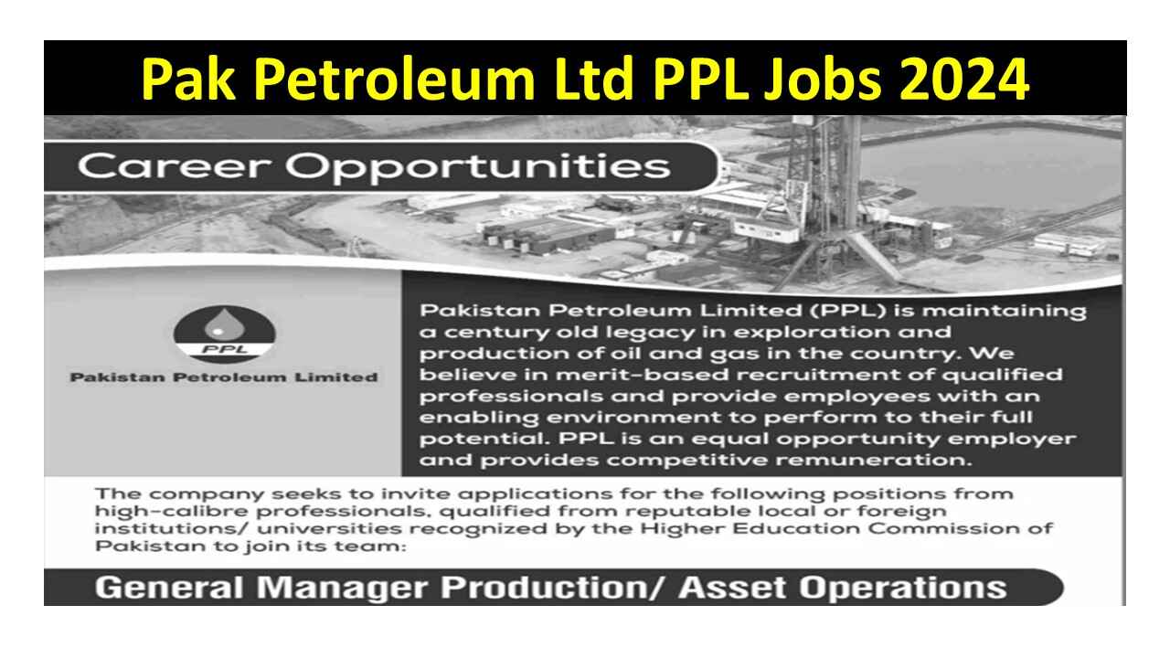 Pak Petroleum Ltd PPL Jobs 2024