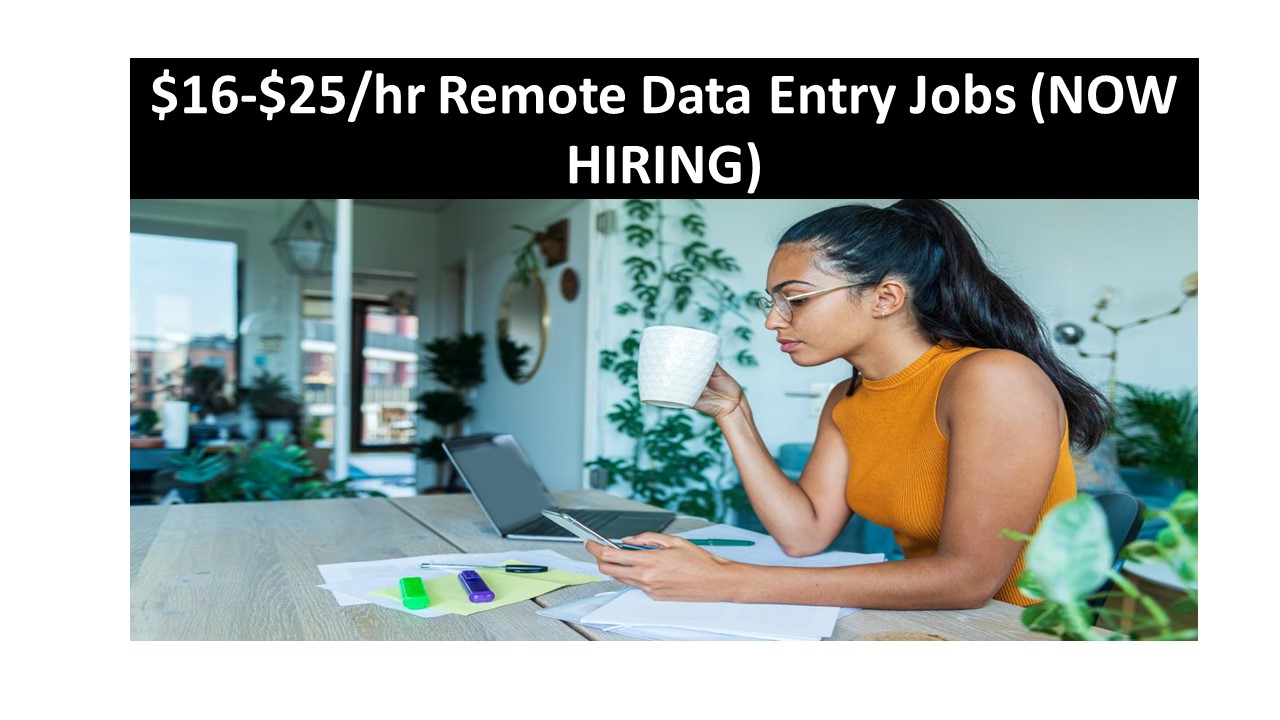 Remote Data Entry Jobs 