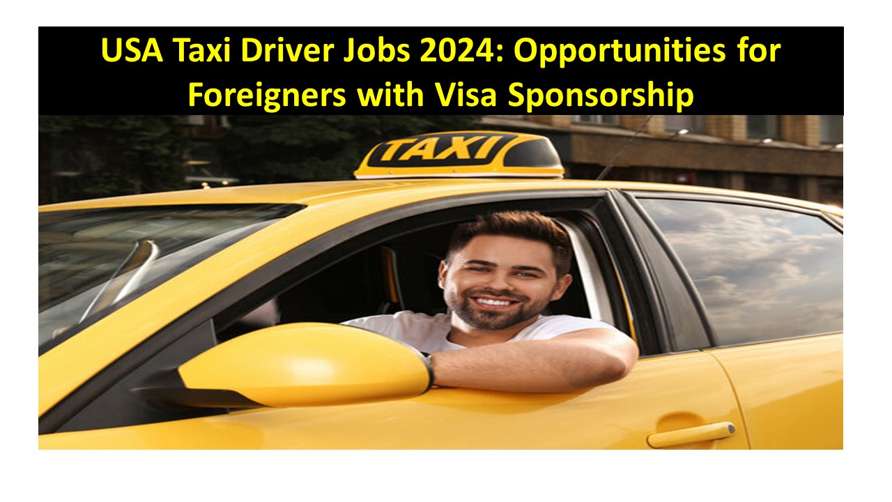 USA Taxi Driver Jobs 2024