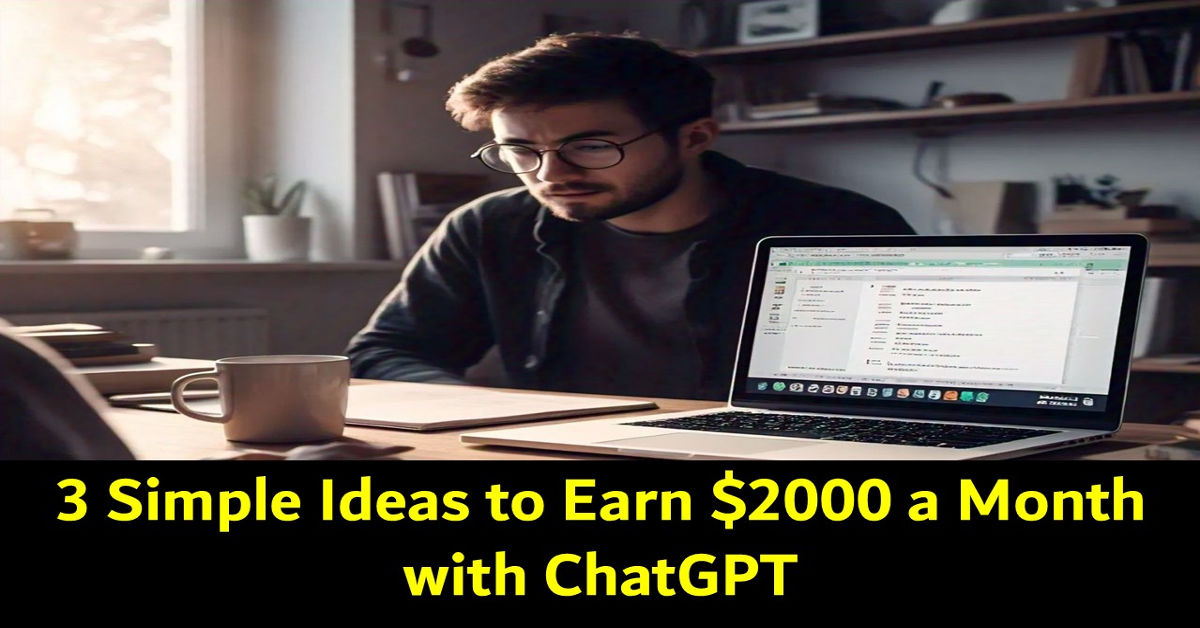 3 Simple Ideas to Earn $2000 a Month with ChatGPT