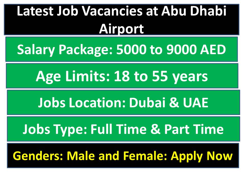 Latest Job Vacancies at Abu Dhabi Airport