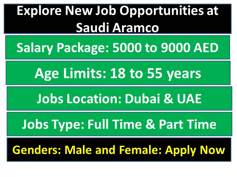 Explore New Job Opportunities at Saudi Aramco