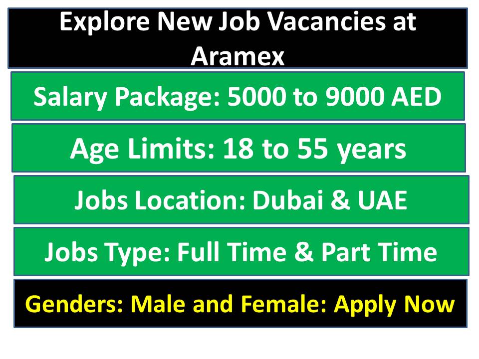 Explore New Job Vacancies at Aramex