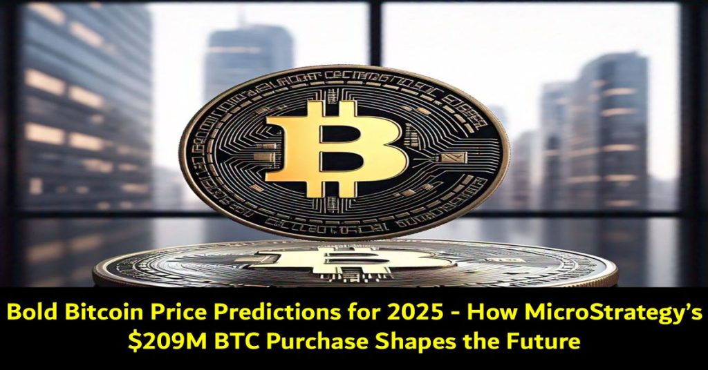 Bold Bitcoin Price Predictions for 2025 How MicroStrategy’s 209M BTC