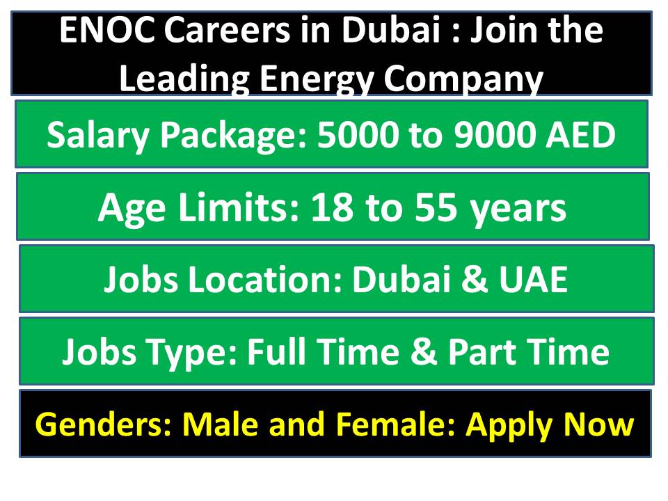 ENOC Careers in Dubai : Join the Leading Energy Company