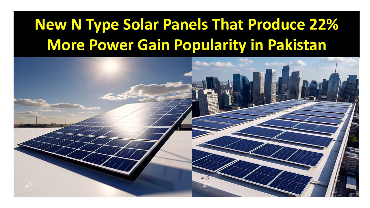 New N Type Solar Panels That Produce 22% More Power Gain Popularity in Pakistan