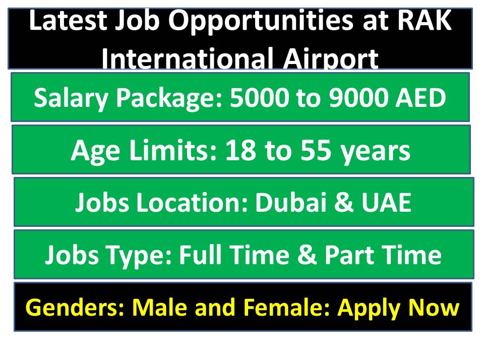 Latest Job Opportunities at RAK International Airport