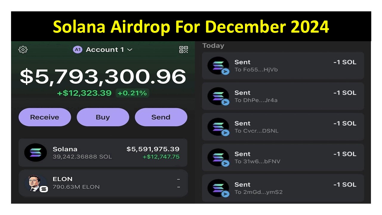 Solana Airdrop For December 2024