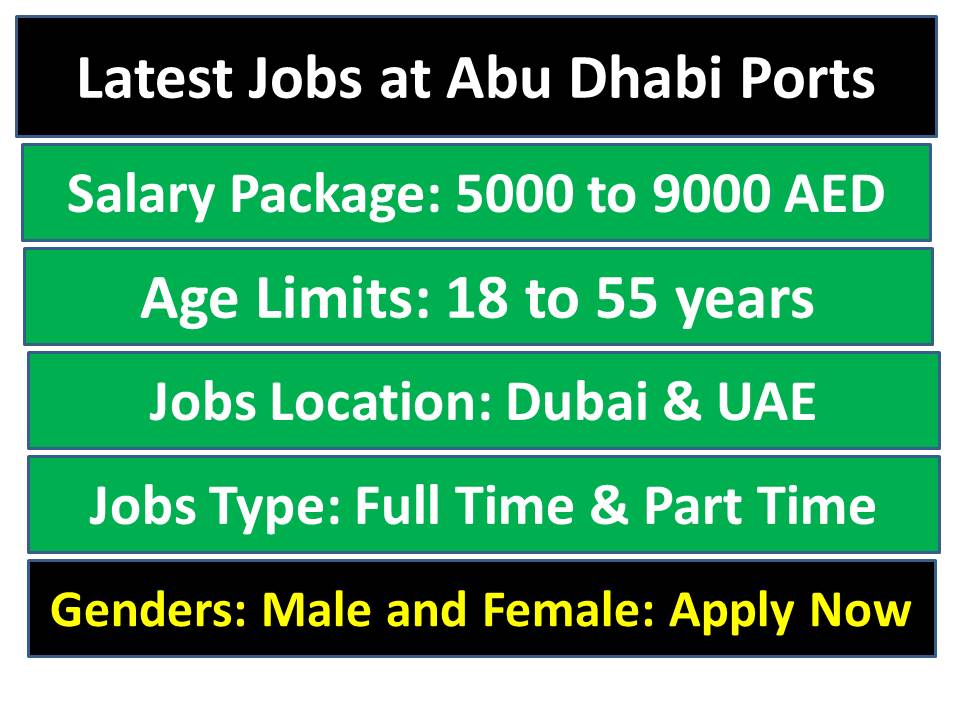 Latest Jobs at Abu Dhabi Ports