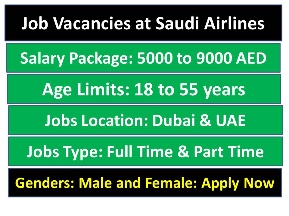 Job Vacancies at Saudi Airlines