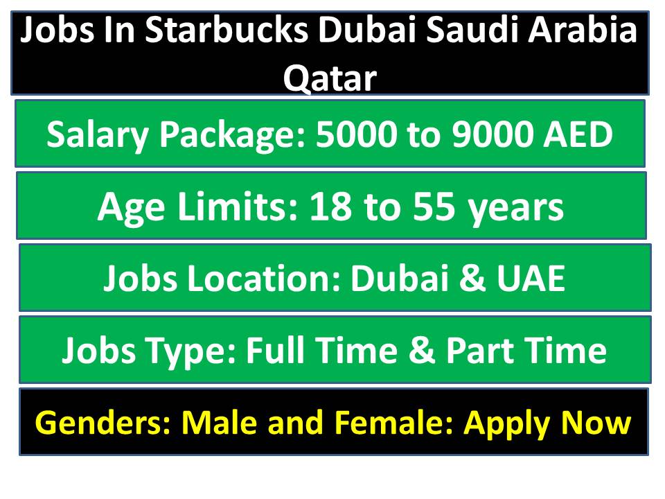 Jobs In Starbucks Dubai Saudi Arabia Qatar