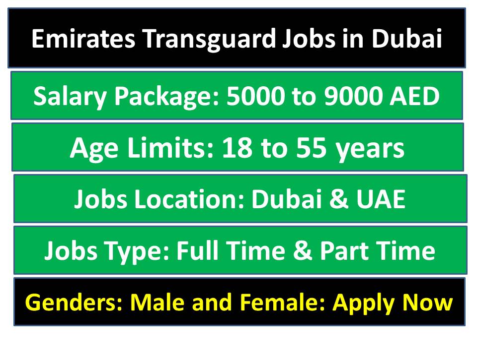 Emirates Transguard Jobs in Dubai