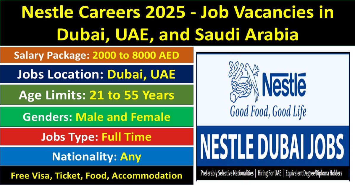 Nestle Careers 2025