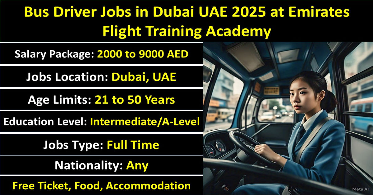 Bus Driver Jobs in Dubai UAE 2025