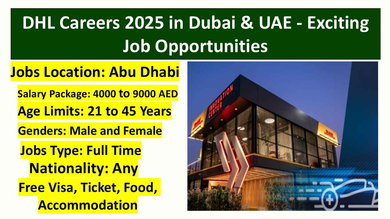 DHL Careers 2025 in Dubai