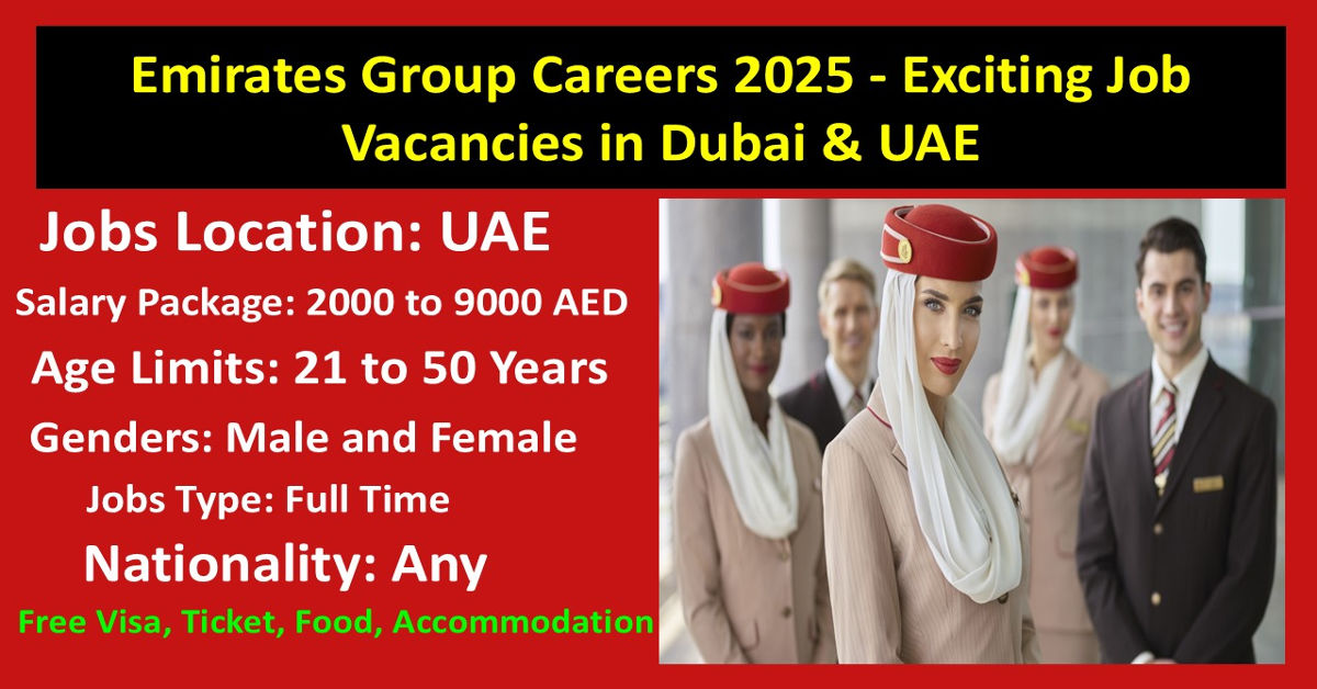 Emirates Group Careers 2025