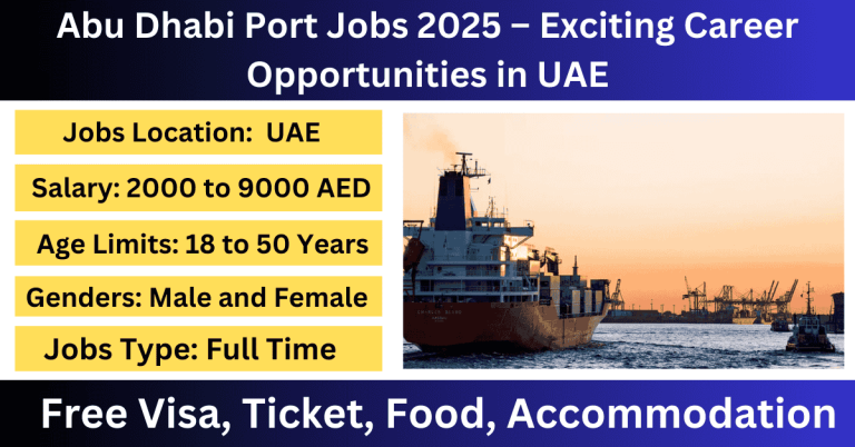 Abu Dhabi Port Jobs 2025 – Exciting Career Opportunities in UAE