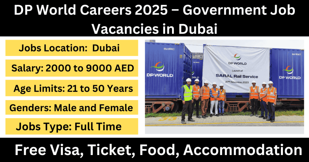 DP World Careers 2025 – Government Job Vacancies in Dubai